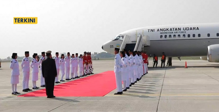 Suasana Bandara Halim Perdanakusuma Jelang Bendera Pusaka Menuju IKN
