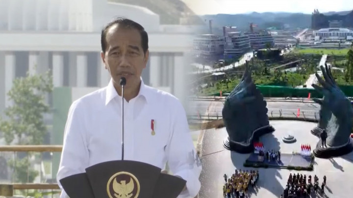 Presiden Resmikan Taman Kusma Bangsa di IKN Nusantara