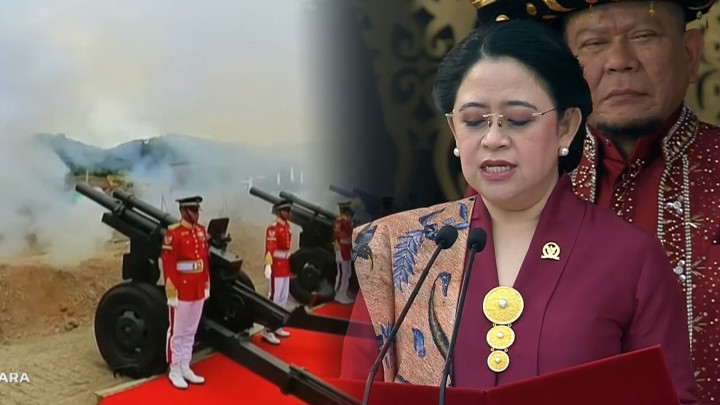 Detik-detik Dentuman Meriam Perdana dan Pembacaan Teks Proklamasi di IKN