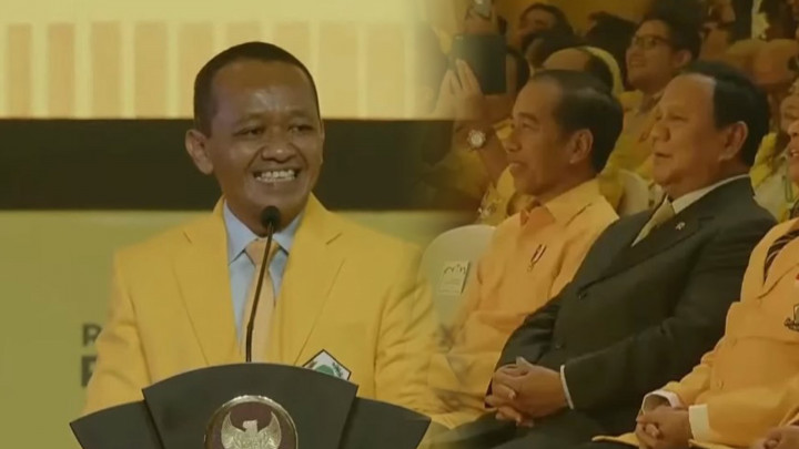 Jokowi Pakai Kemeja Kuning, Bahlil: Saya Pikir Ada Kader Golkar Baru