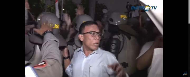 Sejumlah Anggota DPR Turun Tenangkan Demonstran