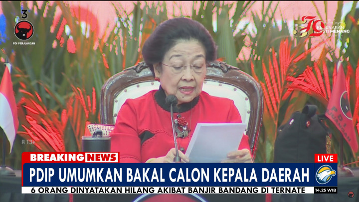 Megawati Bingung Cara Calon Independen Raih 7,5% Suara