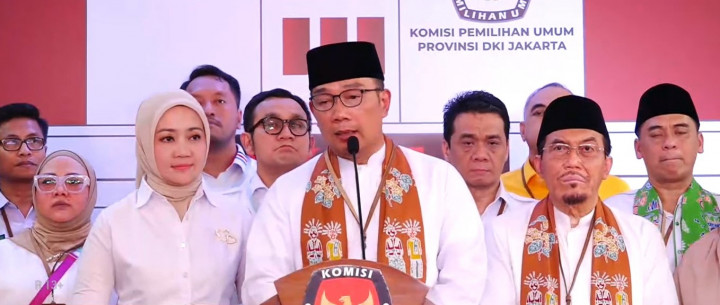 Pernyataan Ridwan Kamil Suswono Usai Registrasi KPU Pilkada Jakarta 2024