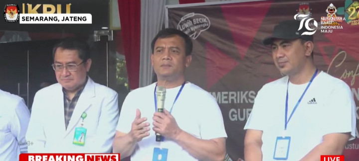 Paslon Luthfi-Yasin Jalani Tes Kesehatan di RSUP Kariadi