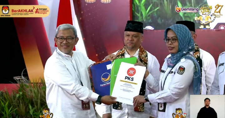 Ahmad Syaikhu-Ilham Habibie Resmi Daftar ke KPU Jawa Barat