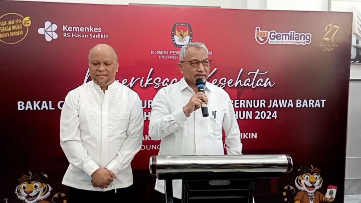 Ahmad Syaikhu-Ilham Habibie Jalani Tes Kesehatan di RSUP Dr. Hasan Sadikin