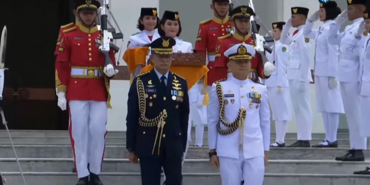 Kirab Pengembalian Bendera Pusaka dan Teks Proklamasi dari IKN ke Jakarta