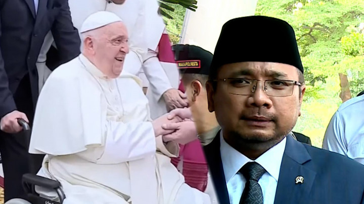 Paus Enggan Menaiki Mobil Mewah, Menag Yaqut: Luar Biasa Kesederhanaan Beliau