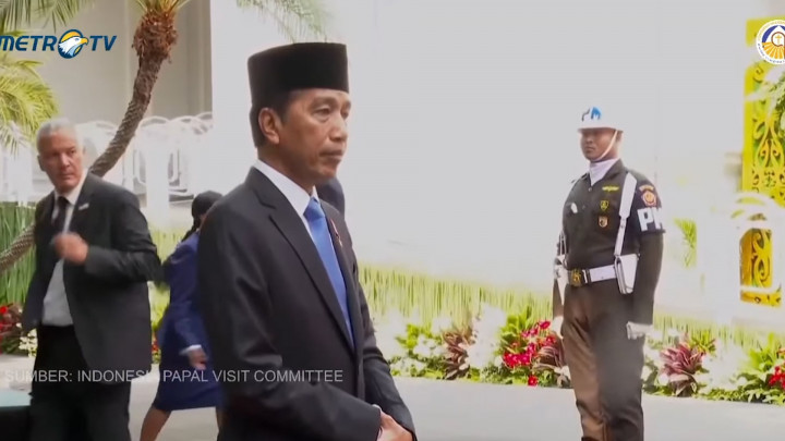 Bertemu Presiden Joko Widodo, Paus Fransiskus Tiba di Istana Negara