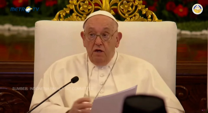 Pidato di Istana Negara, Paus Fransiskus Sebut Semboyan Bhinneka Tunggal Ika