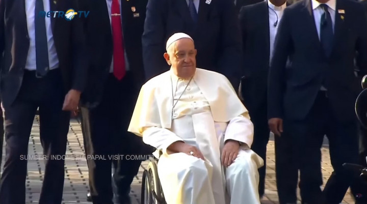 Harmonisasi Angklung Sambut Paus Fransiskus di Jakarta