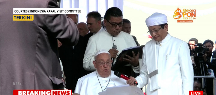 Paus Fransiskus Sebut Terowongan Silaturahmi Buka Perdamaian Antar Agama