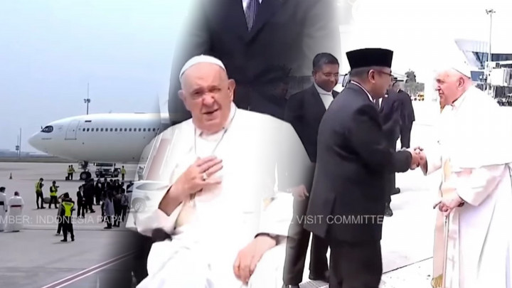 Tinggalkan Indonesia, Paus Fransiskus Bertolak ke Papua Nugini