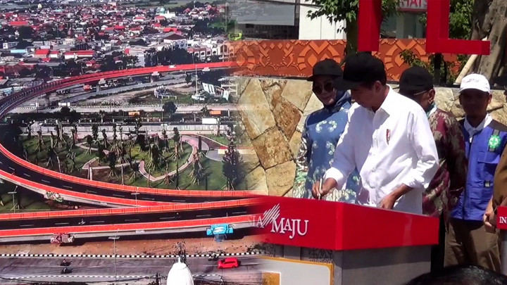 Presiden Jokowi Resmikan Flyover Djuanda Senilai Rp363 Miliar
