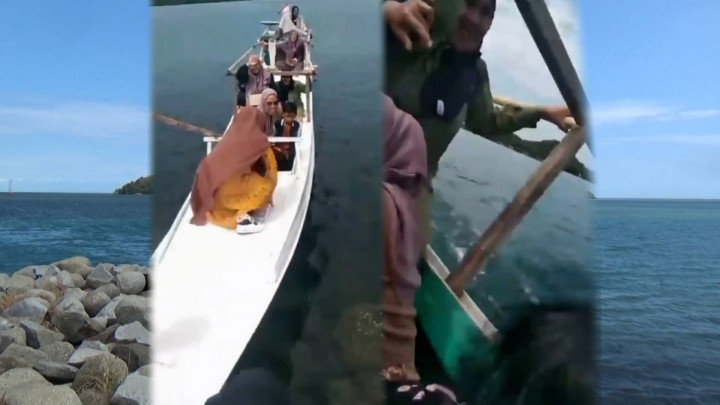 Kapal Rombongan Pengantin di Polman Tenggelam, Belasan Penumpang Jatuh