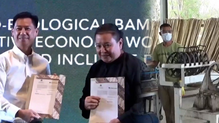 PT Freeport Indonesia dan Yayasan Bambu Dukung Pengembangan Ekonomi Masyarakat Berbasis Bambu