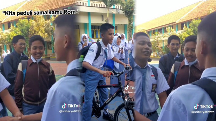 Bikin Haru! Siswa di Kebumen Patungan Belikan Sepeda untuk Teman