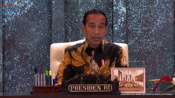 Sidang Kabinet Terakhir di IKN, Presiden Jokowi Sampaikan Terima Kasih dan Mohon Maaf