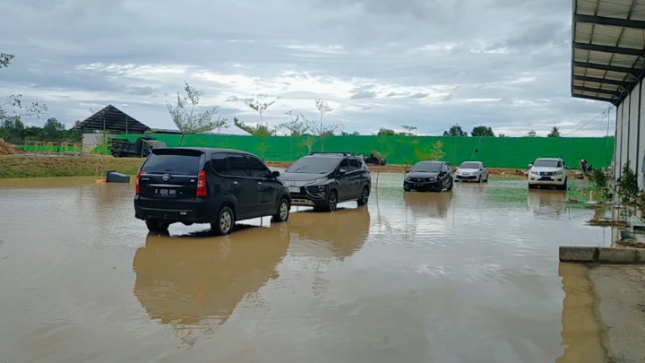 Hujan Deras, Venue Cabor Menembak PON Aceh Tergenang Banjir