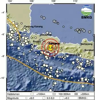 Gempa 5 Magnitudo Guncang Garut, Terasa hingga Bandung