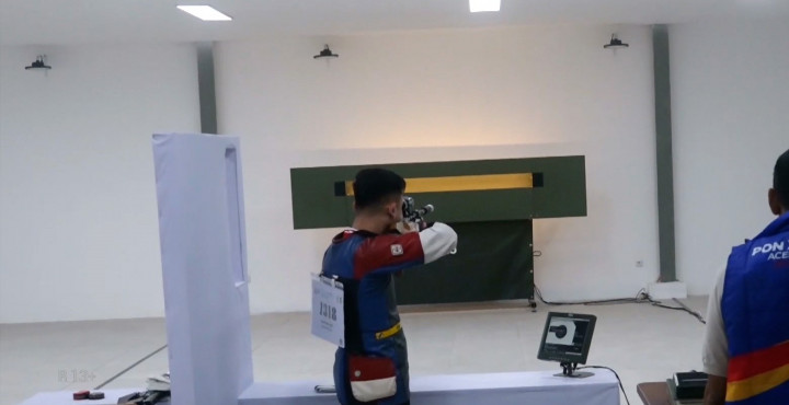 Venue Menembak PON XXI Diperbaiki, Pertandingan Kembali Lancar