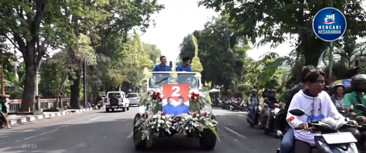 Naik Mobil Hias, Ahmad Luthfi-Taj Yasin Siap Hadiri Deklarasi Kampanye Damai