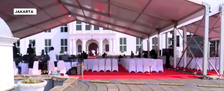 Suasana Kota Tua Jelang Deklarasi Kampanye Damai Jakarta