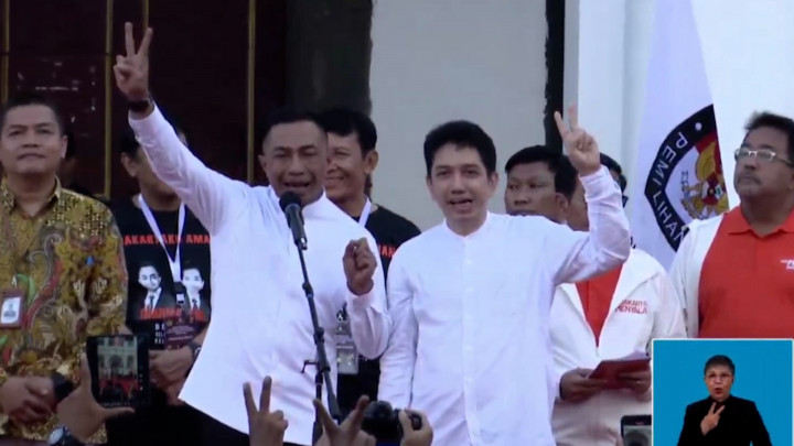 Orasi Kampanye Dharma Pongrekun-Kun Wardana di Deklarasi Damai DKI Jakarta