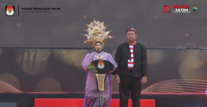 Deklarasi Kampanye Damai Luluk-Lukman Di Pilkada Jawa Timur 2024