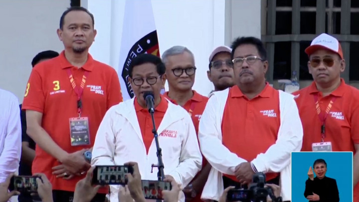 Orasi Kampanye Pramono Anung-Rano Karno di Deklarasi Damai DKI Jakarta