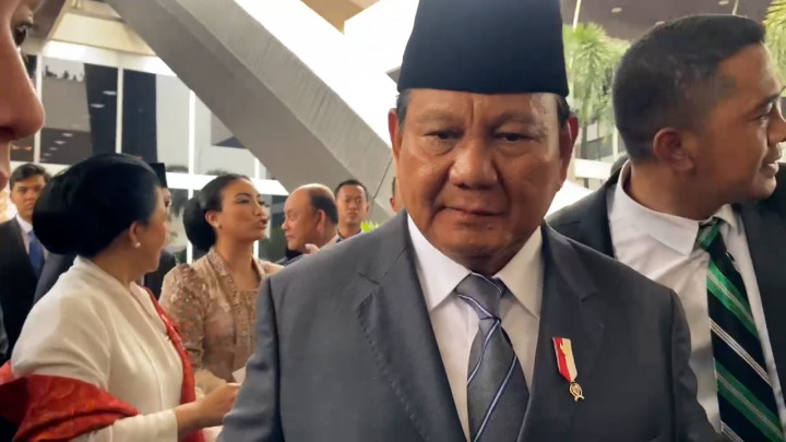 Ucapan untuk Anggota DPR, Prabowo: Jalankan Tugas yang Baik untuk Rakyat