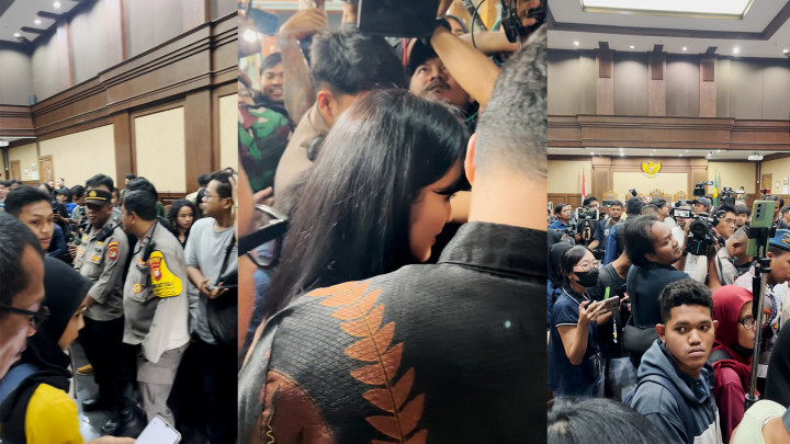 Hadiri Sidang Harvey Moeis sebagai Saksi, Sandra Dewi Berbaju Hitam