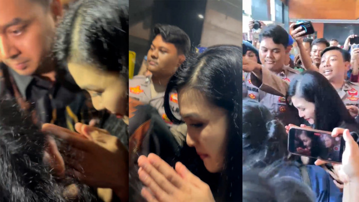 Keluar Ruang Sidang, Sandra Dewi Tak Beri Komentar Apapun