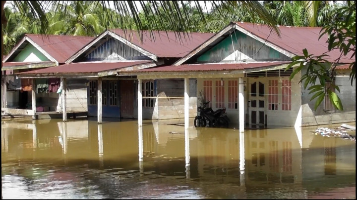 Banjir Kiriman, Ratusan Rumah Terendam Air di Aceh Singkil