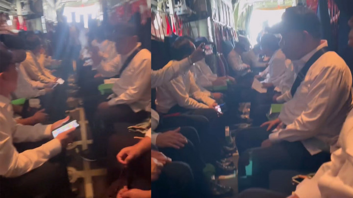 Momen Menteri di Pesawat Hercules, Sampai Ada yang Berzikir