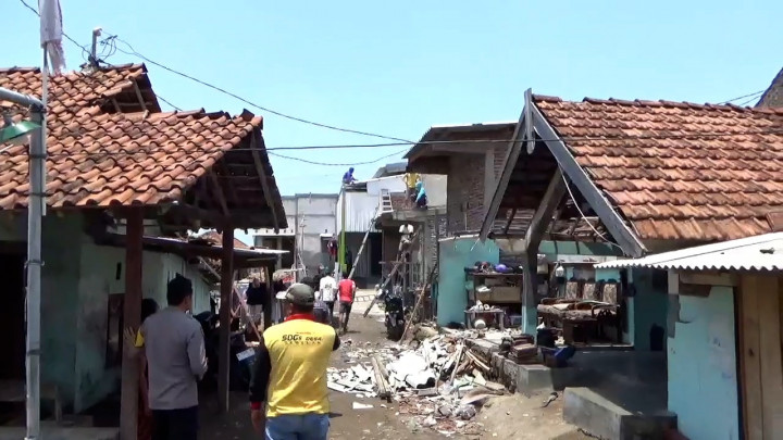Puluhan Rumah di Demak Rusak Diterjang Angin Puting Beliung