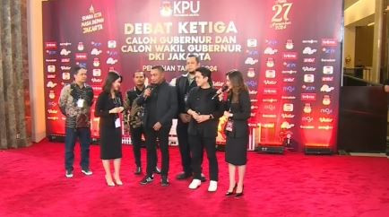 Debat Ketiga Pilgub DKI, Dharma-Kun Kenakan Pakaian Serba Hitam