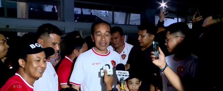Jokowi Apresiasi Kemenangan Timnas Indonesia vs Arab Saudi