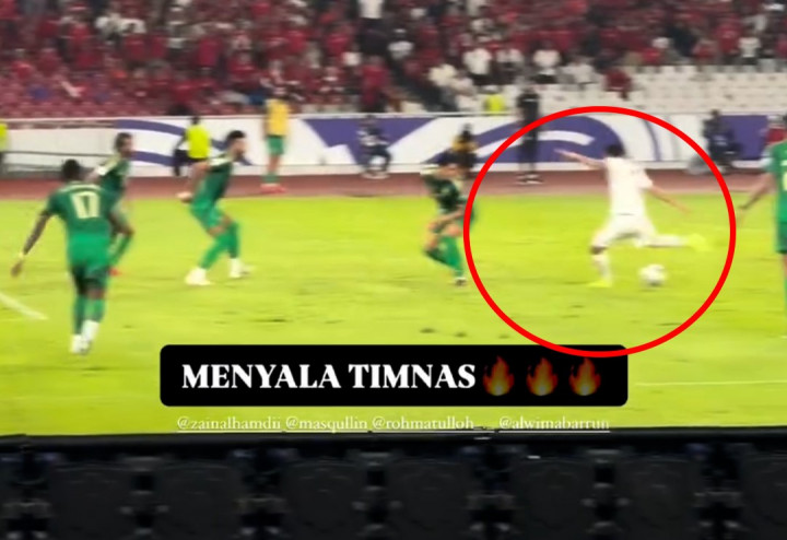 Menyala Timnas! Detik-detik Marselino Ferdinan Bobol Gawang Arab Saudi