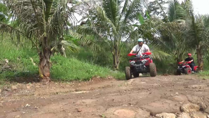 Wow! Bekas Tambang Pasir Disulap Jadi Sirkuit ATV Menantang di Cianjur