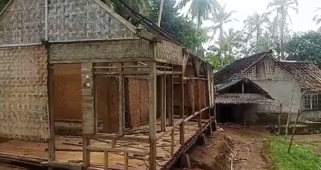 Puluhan Rumah di Lebak Banten Rusak Akibat Pergerakan Tanah