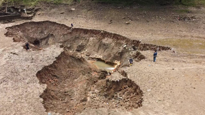 Ajaib, Telaga Blembeng di Kebumen Tiba-tiba Mengering