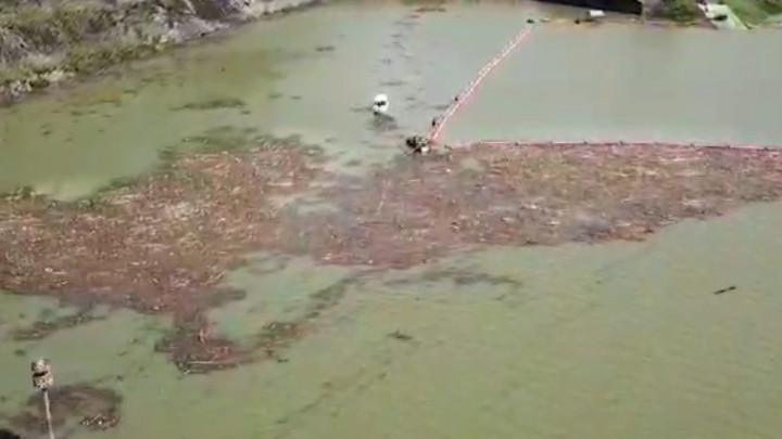 Duh! Waduk Gajah Mungkur Wonogiri Dipenuhi Sampah