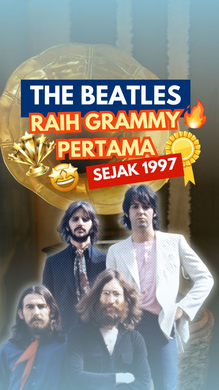 The Beatles Raih Grammy Pertama Lagi Sejak 1997
