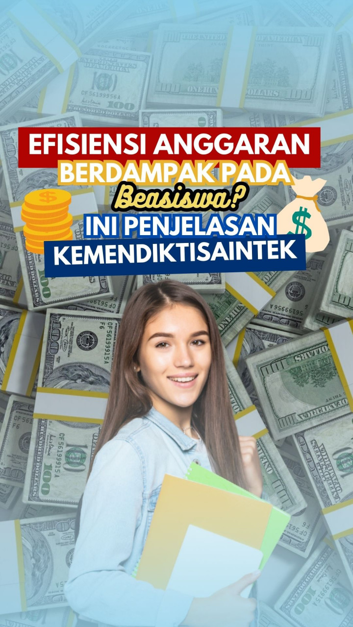 Efisiensi Anggaran Berdampak pada Beasiswa? Ini Penjelasan Kemendiktisaintek