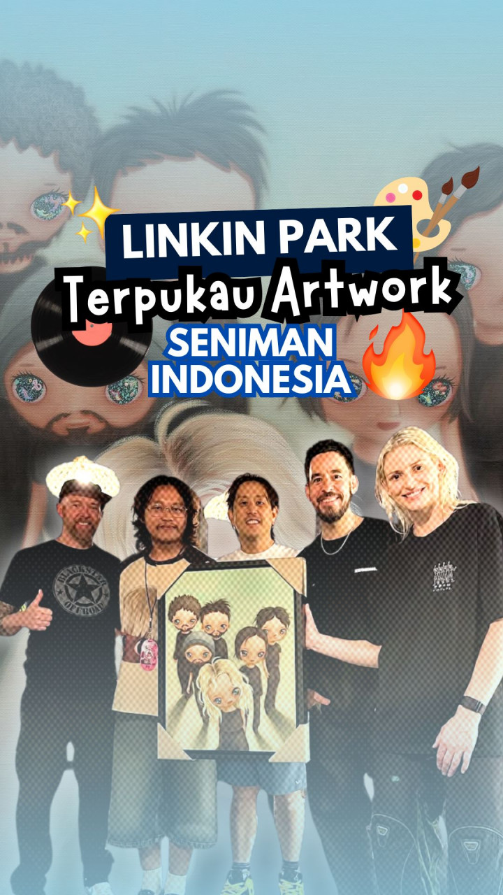 Linkin Park Terpukau Artwork Seniman Indonesia