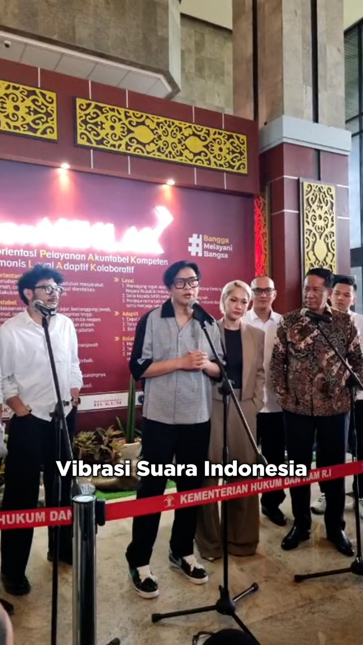 Ariel NOAH hingga BCL Sambangi Kemenkumham Bahas Soal Royalti