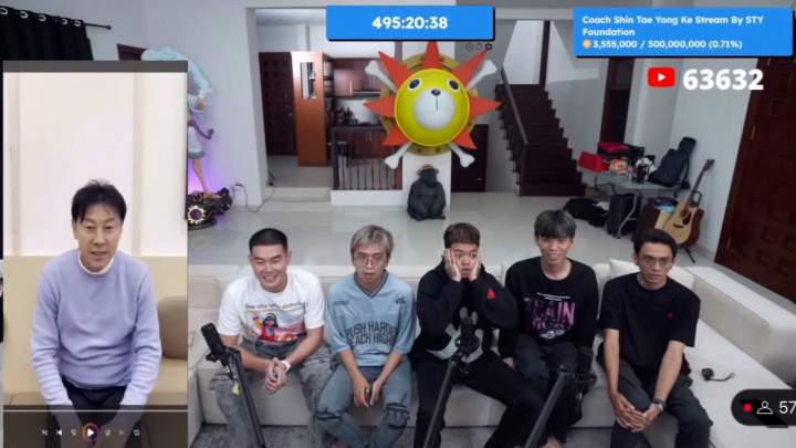 Shin Tae-yong Tiba-tiba Muncul di Live Streaming Reza Arap, Ada Apa?