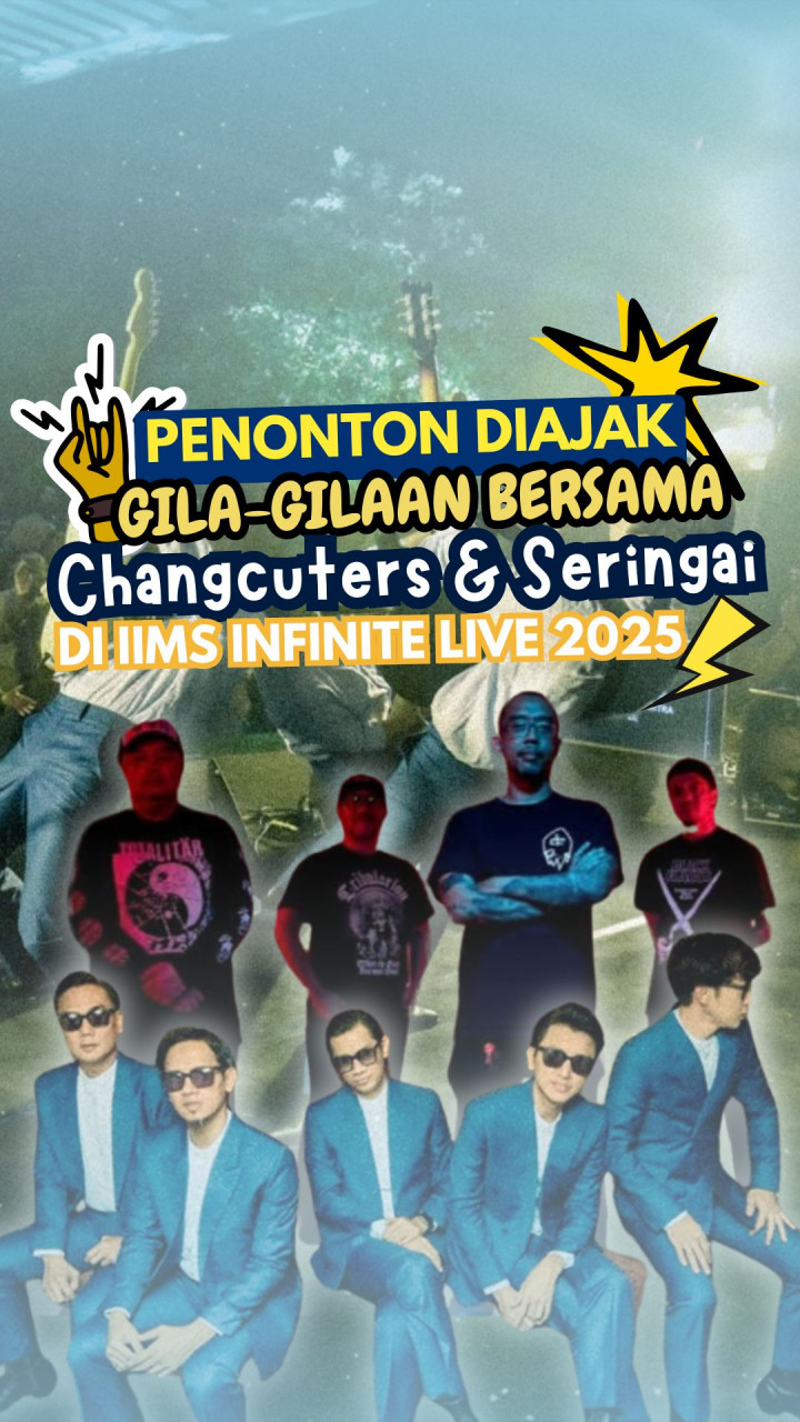 Penonton Diajak “Gila-gilaan” Bersama The Changcuters dan Seringai di IIMS Infinite Live 2025