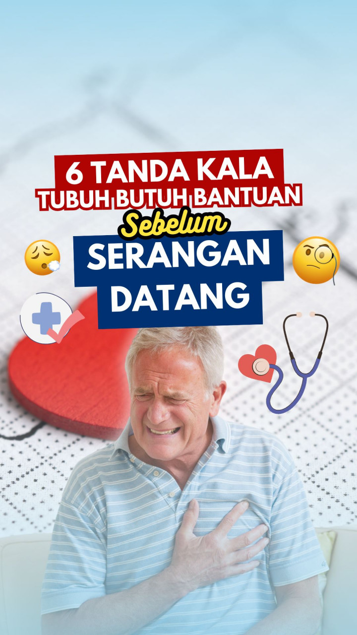 Perhatikan 6 Tanda Kala Tubuh Butuh Bantuan  Serangan Datang